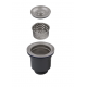 Chiuveta de bucatarie dubla din inox alimentar BH7849DS BÖHM Satin 780x490x215 mm