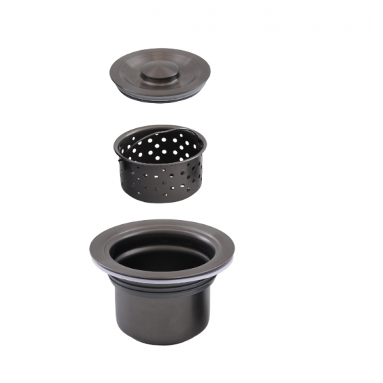 Chiuveta bucatarie din inox alimentar SUS304 , BH7849RB BÖHM nano black 780x490x215 mm