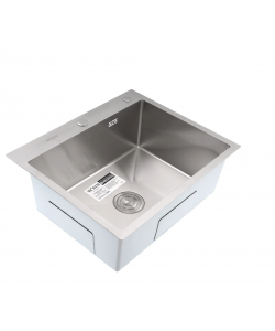 Chiuveta de bucatarie din inox alimentar SUS304 BH6050S BÖHM Satin 600X500X215 mm