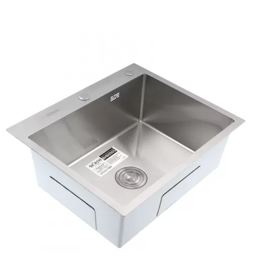 Chiuveta de bucatarie din inox alimentar SUS304 BH6050S BÖHM Satin 600X500X215 mm