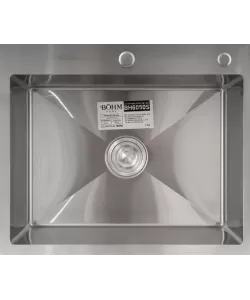 Chiuveta de bucatarie din inox alimentar SUS304 BH6050S BÖHM Satin 600X500X215 mm