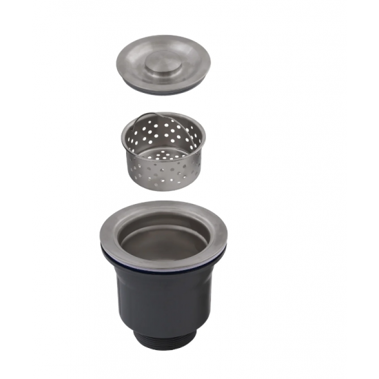 Chiuveta de bucatarie din inox alimentar SUS304 BH6050S BÖHM Satin 600X500X215 mm