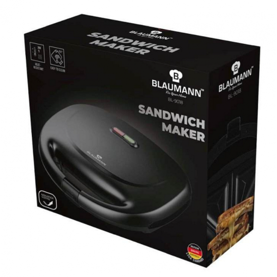 Sandwich maker BLAUMANN 750 W negru BL-9018