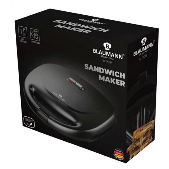 Sandwich maker BLAUMANN 750 W negru BL-9018