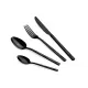 Set de tacamuri din inox, 24 bucati, Berlinger Haus, Black Mirror Collection, BH/3074, negru