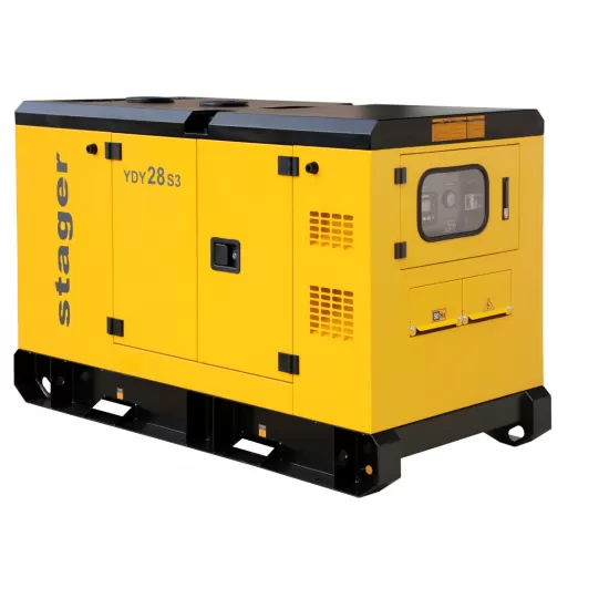 Stager YDY28S3 Generator insonorizat 28kVA, 36A, 1500rpm, trifazat, diesel