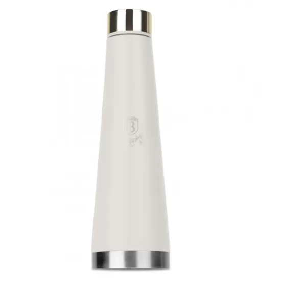 Termos, forma de sticla, 0,4L, crem mat - BH/8746