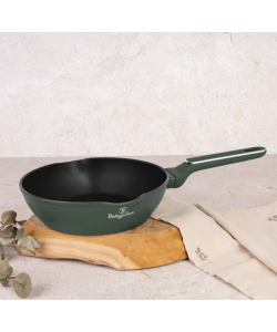 Tigaie adanca BERLINGER HAUS BH 8157, 24cm, aluminiu, verde mat
