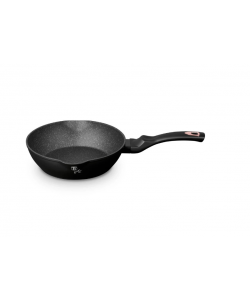 Tigaie adanca cu 2 guri de scurgere, 24 cm, Black Rose Collection - BH/6184NPR
