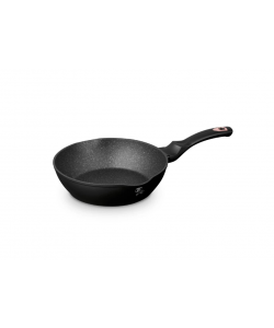 Tigaie adanca cu 2 guri de scurgere, 24 cm, Black Rose Collection - BH/6184NPR
