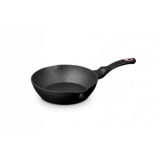 Tigaie adanca cu 2 guri de scurgere, 24 cm, Black Rose Collection - BH/6184NPR