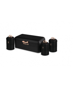 Cutie de paine si 3 recipiente Black Rose Collection Berlinger Haus BH 6753