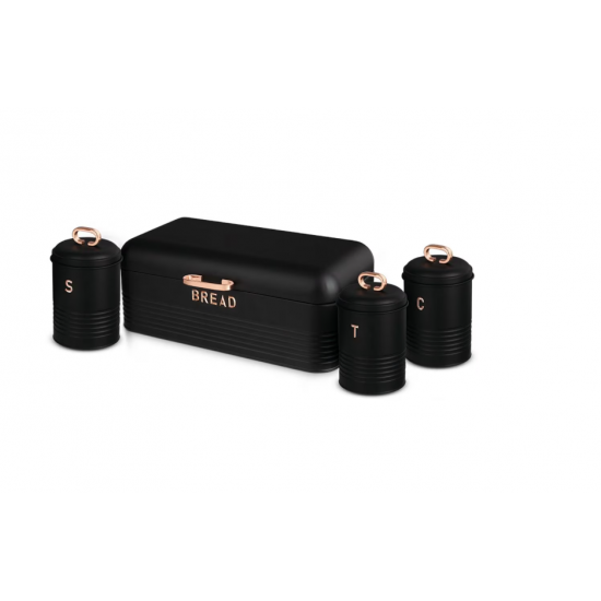 Cutie de paine si 3 recipiente Black Rose Collection Berlinger Haus BH 6753