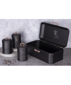 Cutie de paine si 3 recipiente Black Rose Collection Berlinger Haus BH 6753