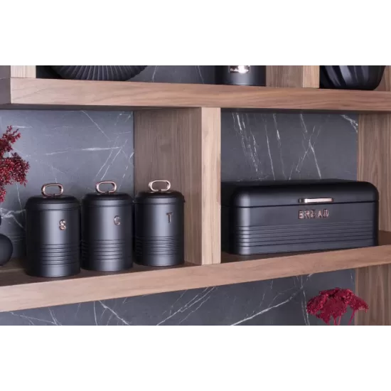 Cutie de paine si 3 recipiente Black Rose Collection Berlinger Haus BH 6753