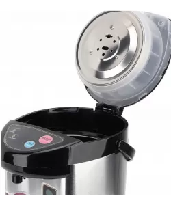 Fierbator HomeStar HS-WD5.0, 6.8L, Apa, Cafea, Ceai, Vin, 2000W, 26 x 26 x 36 cm, 100°C, Argintiu/Negru