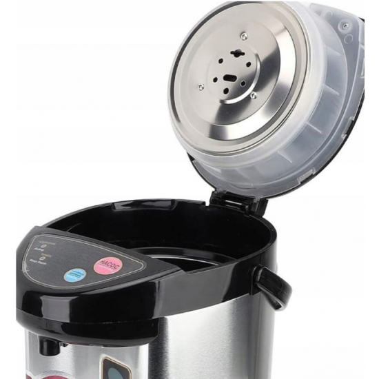 Fierbator HomeStar HS-WD5.0, 6.8L, Apa, Cafea, Ceai, Vin, 2000W, 26 x 26 x 36 cm, 100°C, Argintiu/Negru