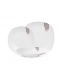 Set farfurii 18 piese Taupe Berlinger Haus BH 10202