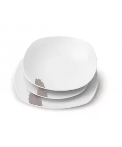 Set farfurii 18 piese Taupe Berlinger Haus BH 10202