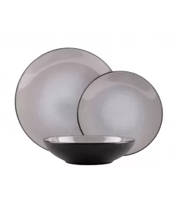 Serviciu de masa Berlinger Haus Taupe, ceramica, 18 piese BH/10002