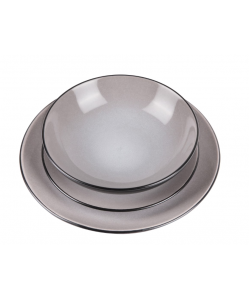 Serviciu de masa Berlinger Haus Taupe, ceramica, 18 piese BH/10002