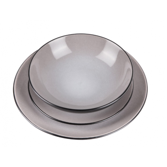 Serviciu de masa Berlinger Haus Taupe, ceramica, 18 piese BH/10002