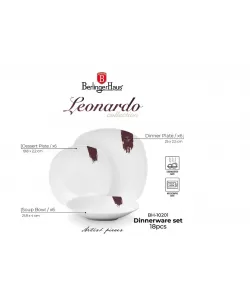 Set farfurii 18 piese Leonardo Berlinger Haus BH 10203