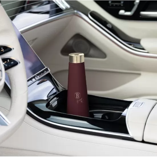 Termos, forma de sticla, 0, 4L, bordeaux mat,BH/8745