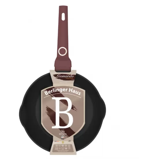 Tigaie adanca cu cioc 24 cm, 2.3 Litri, Berlinger Haus, Leonardo Collection, BH/8030