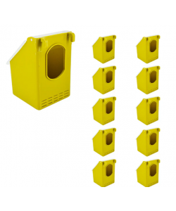 Hranitoare pentru porumbei cu 1 compartiment (set 10 buc)