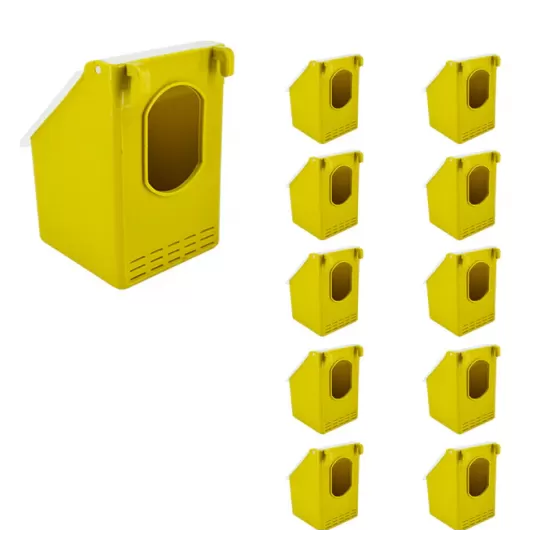 Hranitoare pentru porumbei cu 1 compartiment (set 10 buc)