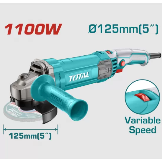 TOTAL - POLIZOR UNGHIULAR - 125MM - 1100W