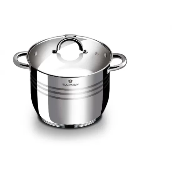 Cratita cu capac Berlinger Gourmet Line 30cm, otel inoxidabil, 15.5l