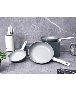  Set tigaie 3 piese, gri Berlinger Haus BH-7075N Aspen collection 