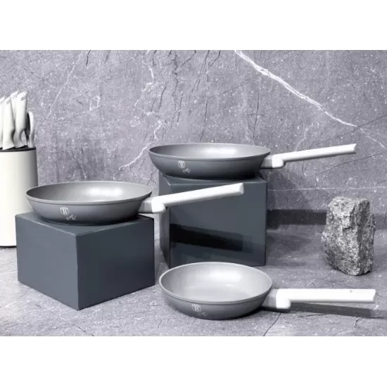 Set tigaie 3 piese, gri Berlinger Haus BH-7075N Aspen collection
