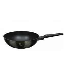 Tigaie Wok din Aluminiu Forjat cu Strat Antiaderent – Ø28 cm, 3.2L