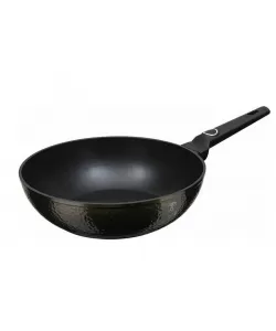 Tigaie Wok din Aluminiu Forjat cu Strat Antiaderent – Ø28 cm, 3.2L