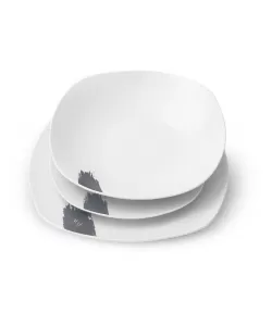 Serviciu de masa 18 piese, gri - BH/10204