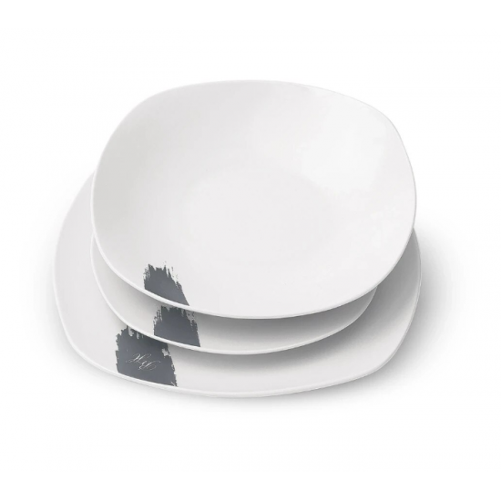 Serviciu de masa 18 piese, gri - BH/10204