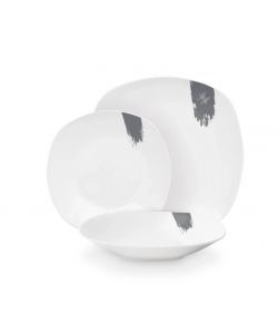 Serviciu de masa 18 piese, gri - BH/10204