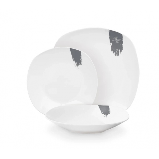 Serviciu de masa 18 piese, gri - BH/10204