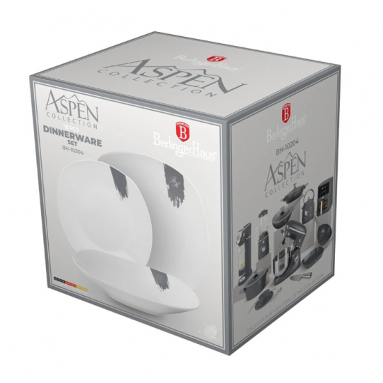 Serviciu de masa 18 piese, gri - BH/10204