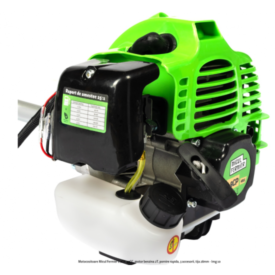 Motocositoare Micul Fermier 1.9CP, 43CC, motor benzina 2T, pornire rapida, 3 accesorii, tija 28mm