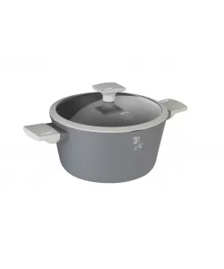Oala cu capac 24 cm, 4.5 L Berlinger Haus BH 8260, Aspen Collection, antiaderenta cu strat de titan, compatibila cu inductie