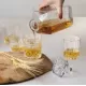 Set carafe si pahare whisky Berlinger, sticla, 750 ml carafa, 4 pahare 220 ml, transparent