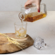 Set carafe si pahare whisky Berlinger, sticla, 750 ml carafa, 4 pahare 220 ml, transparent