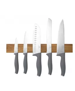 Set de cutite cu carlig magnetic din lemn de salcam - gri,Berlinger Haus Aspen Collection 6 piese