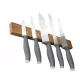 Set de cutite cu carlig magnetic din lemn de salcam - gri,Berlinger Haus Aspen Collection 6 piese