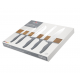 Set de cutite cu carlig magnetic din lemn de salcam - gri,Berlinger Haus Aspen Collection 6 piese