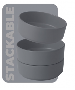 Set farfurii ceramica 18 piese Aspen Collection Berlinger Haus BH 10008, gri, design modern, rotunde
